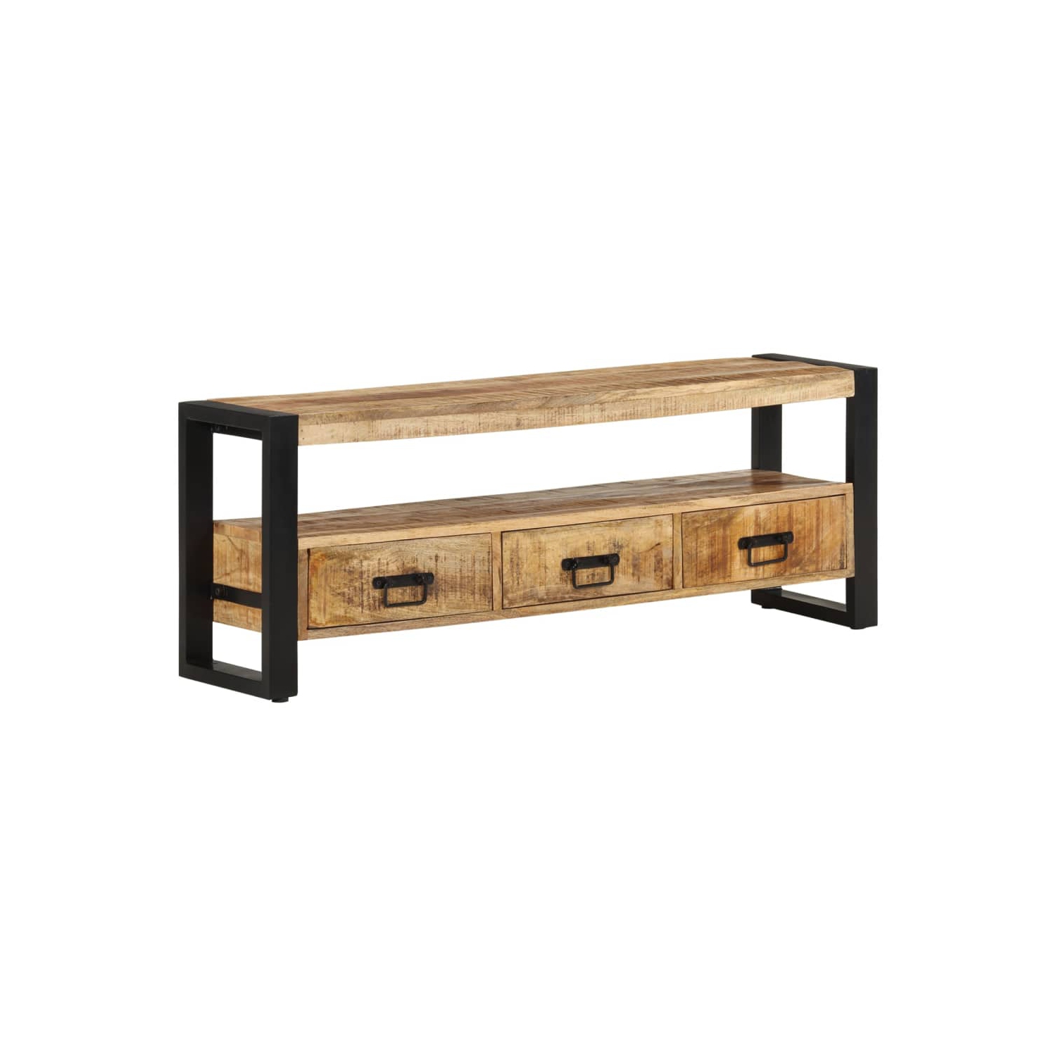 vidaXL TV Cabinet 120x30x45 cm Solid Wood Mango