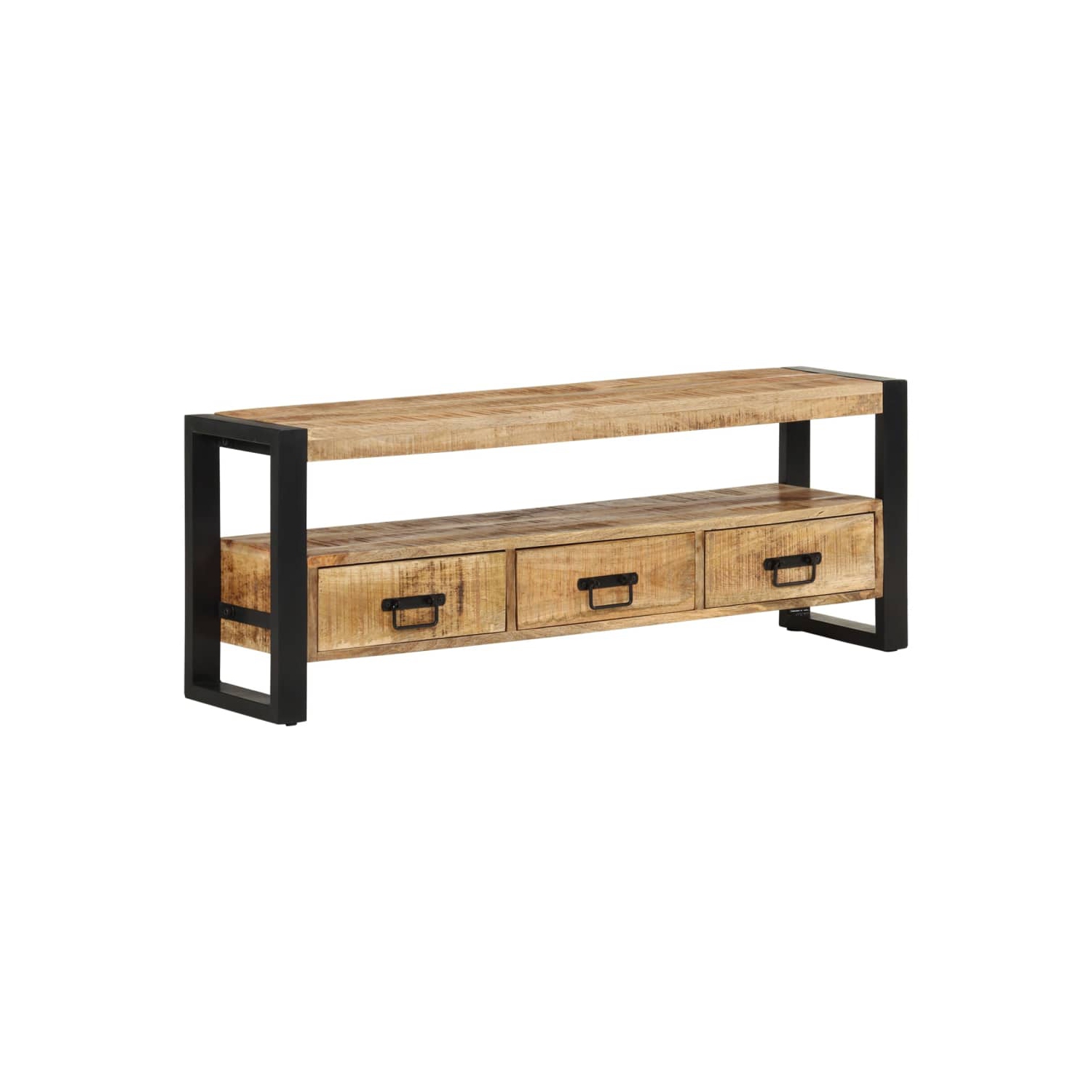 vidaXL TV Cabinet 120x30x45 cm Solid Wood Mango