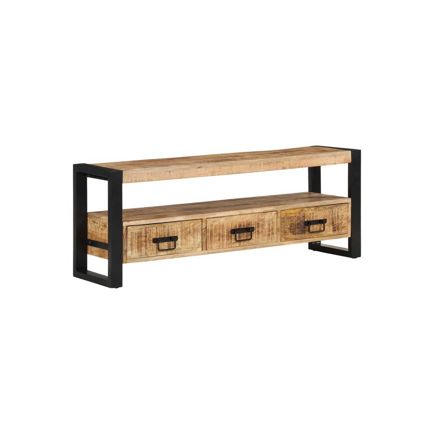 vidaXL TV Cabinet 120x30x45 cm Solid Wood Mango
