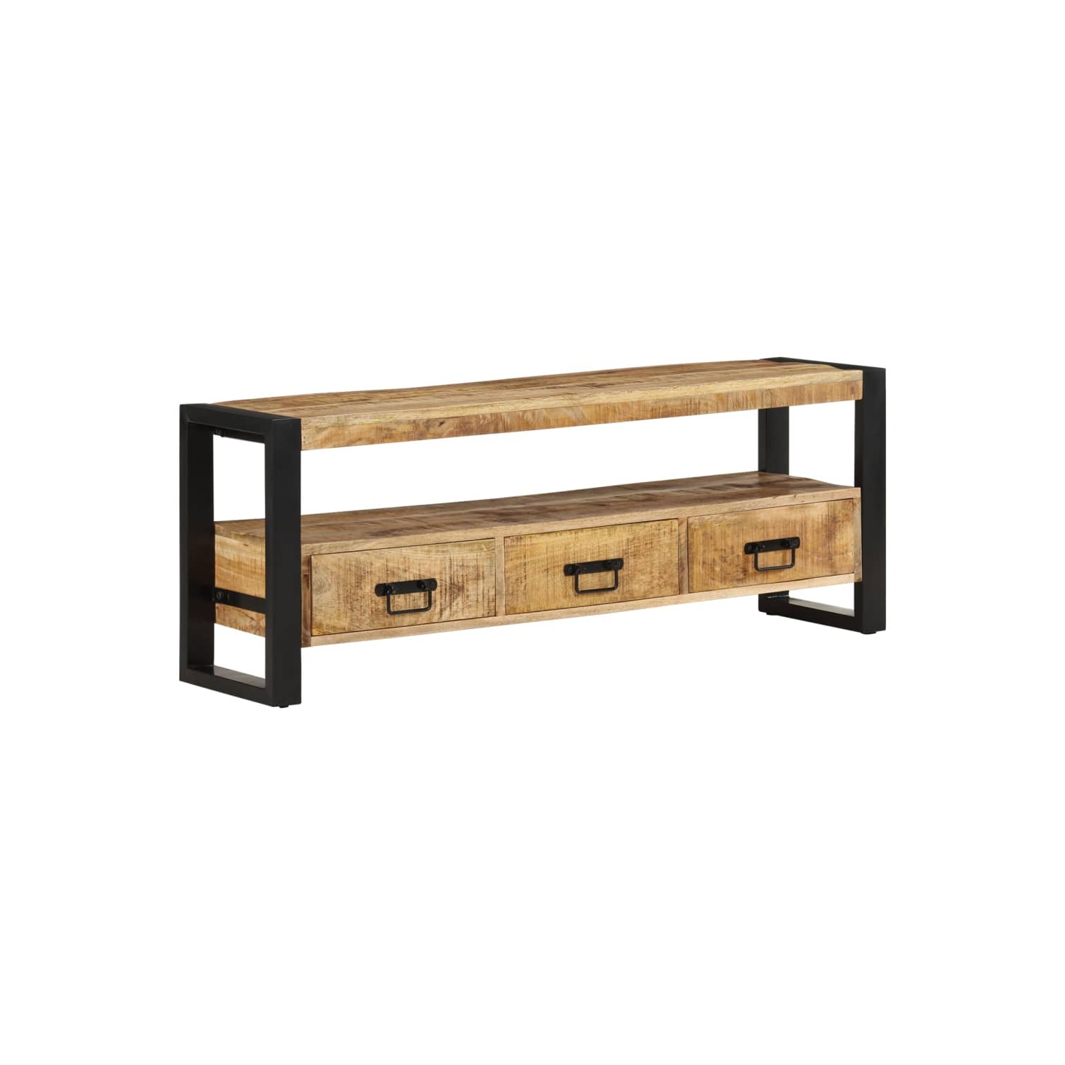 vidaXL TV Cabinet 120x30x45 cm Solid Wood Mango