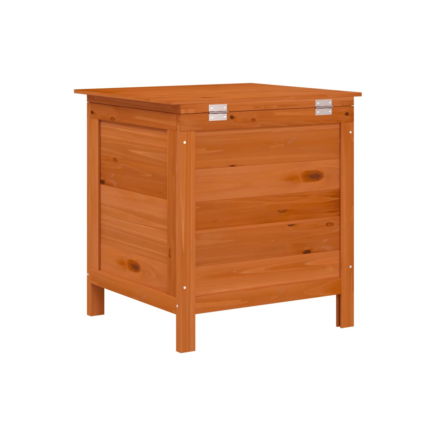 vidaXL Garden Storage Box Brown 50x49x56,5 cm Solid Wood Fir