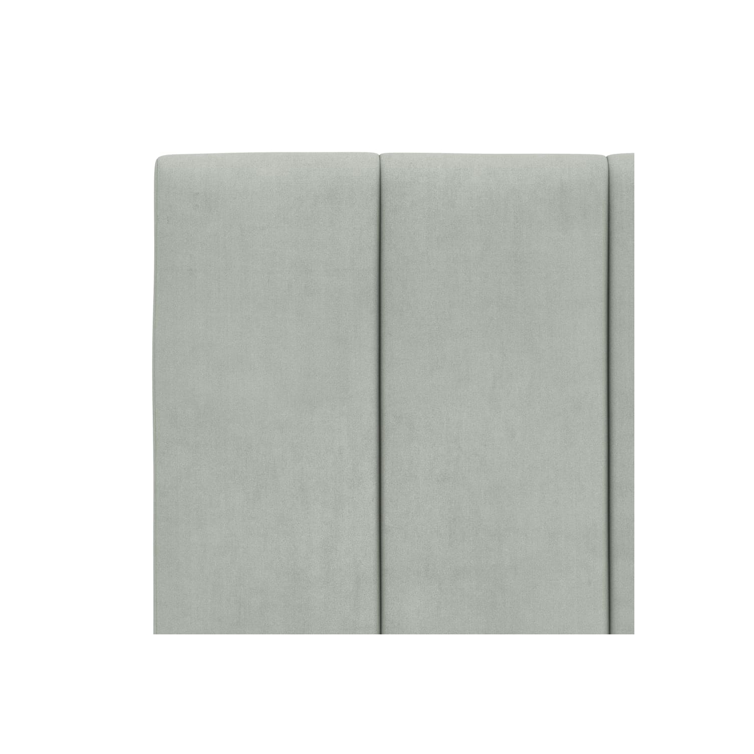 vidaXL Headboard Cushion "Hanko" Light Grey 100 cm Velvet