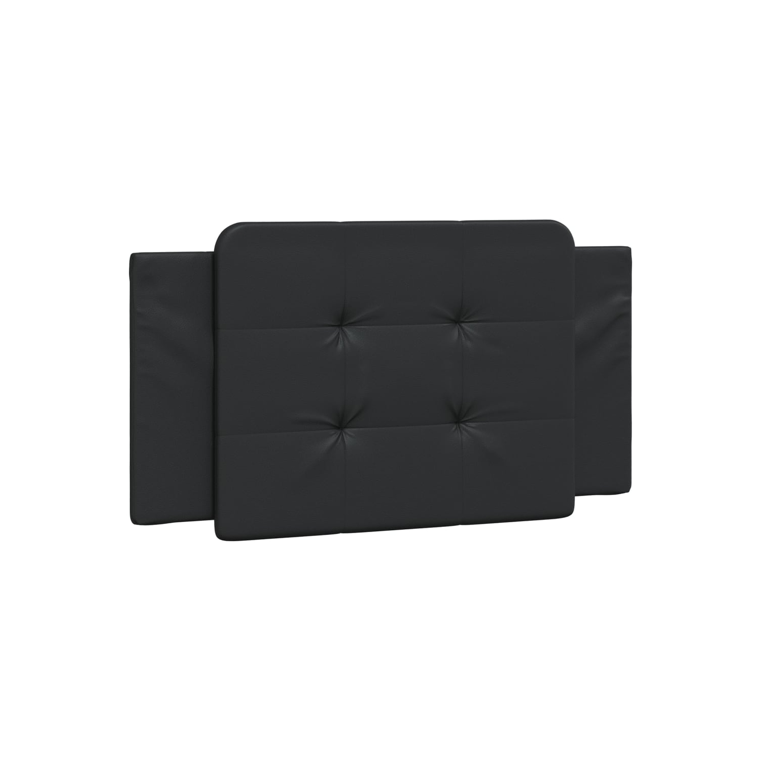 vidaXL Headboard Cushion "Zadar" Black 100 cm Faux Leather
