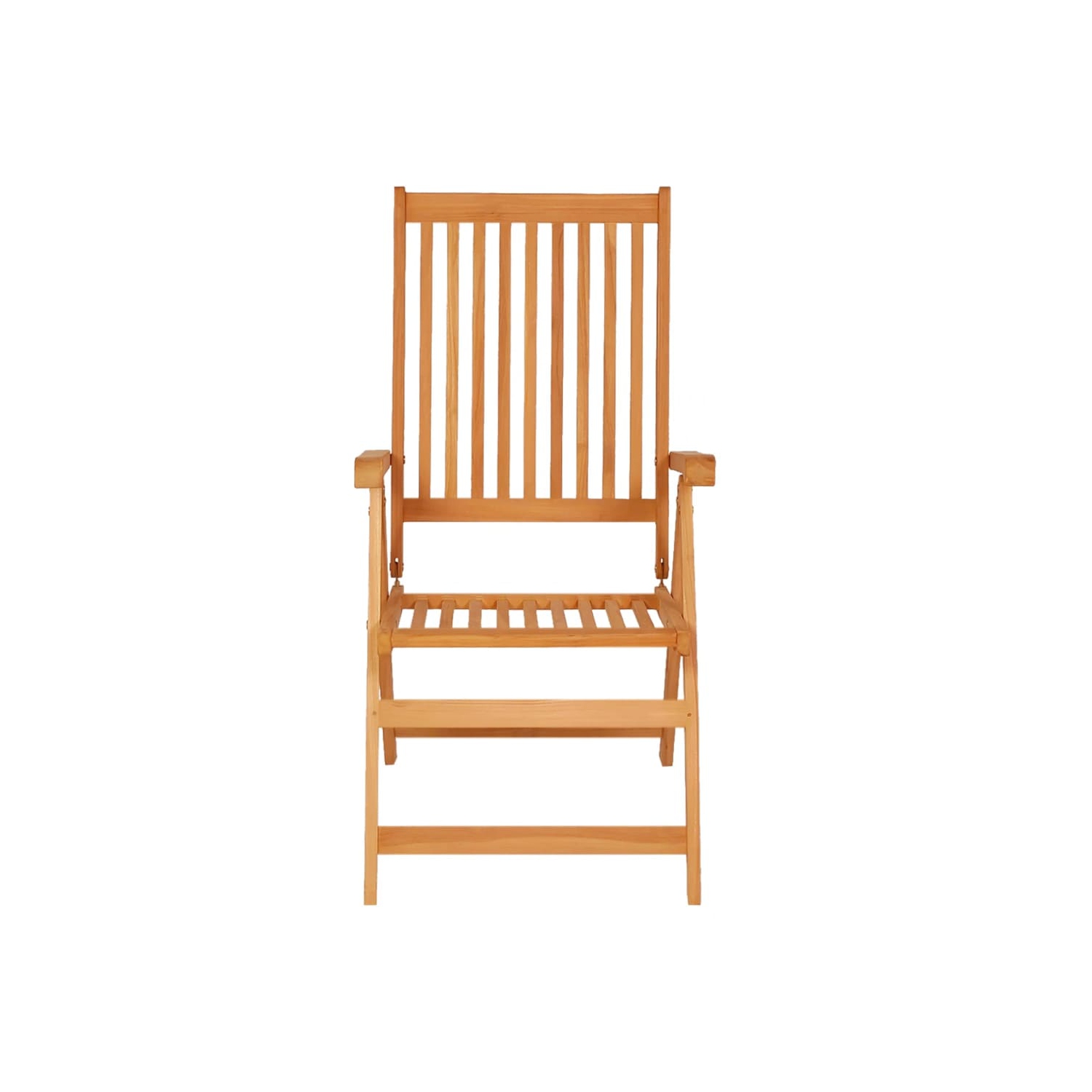 vidaXL Garden Chairs 4 pcs with Blue Cushions Solid Teak Wood