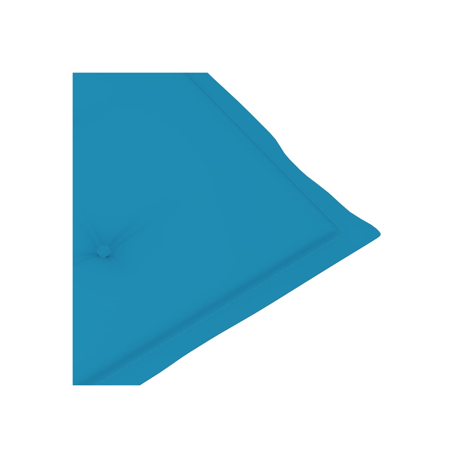 vidaXL Garden Chairs 4 pcs with Blue Cushions Solid Teak Wood