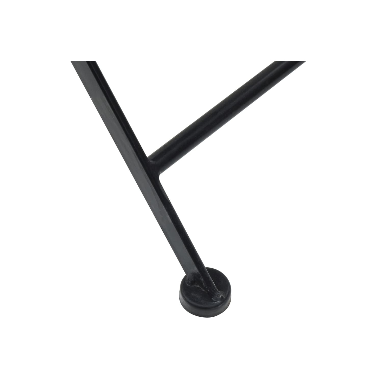 vidaXL Bistro Chairs Foldable 2 pcs Blue and White Ceramic