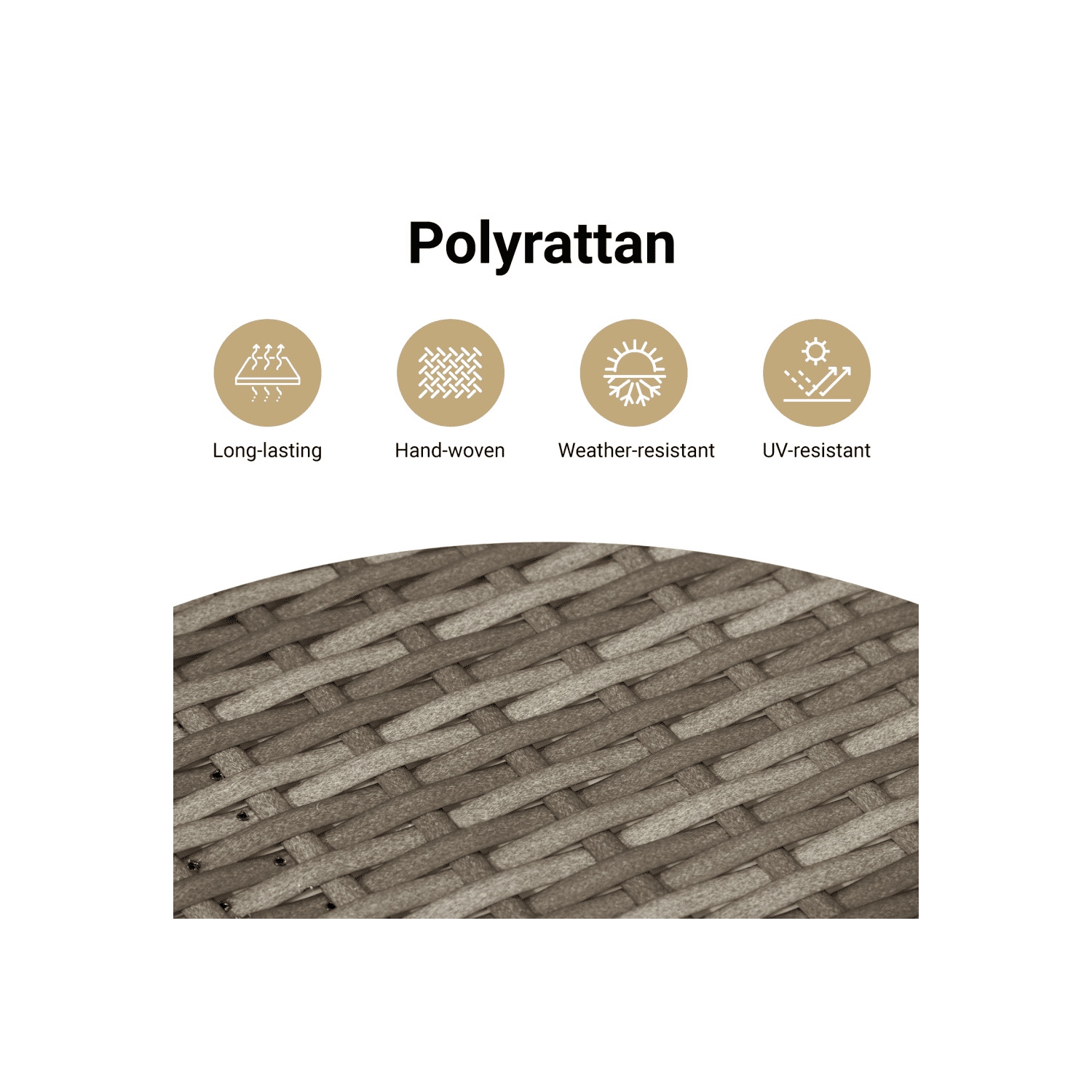 vidaXL Garden Sofas Armless with Cushions 2 pcs Grey Poly Rattan