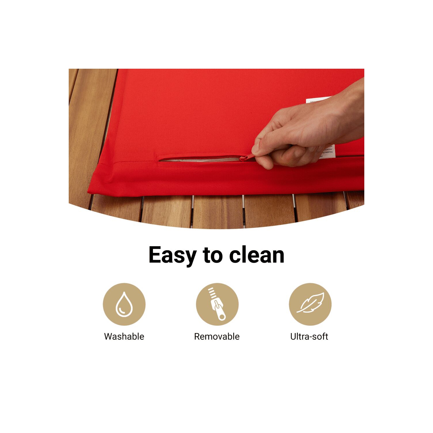 Chaise longue double soleil avec auvent et coussins en poly rotin brun