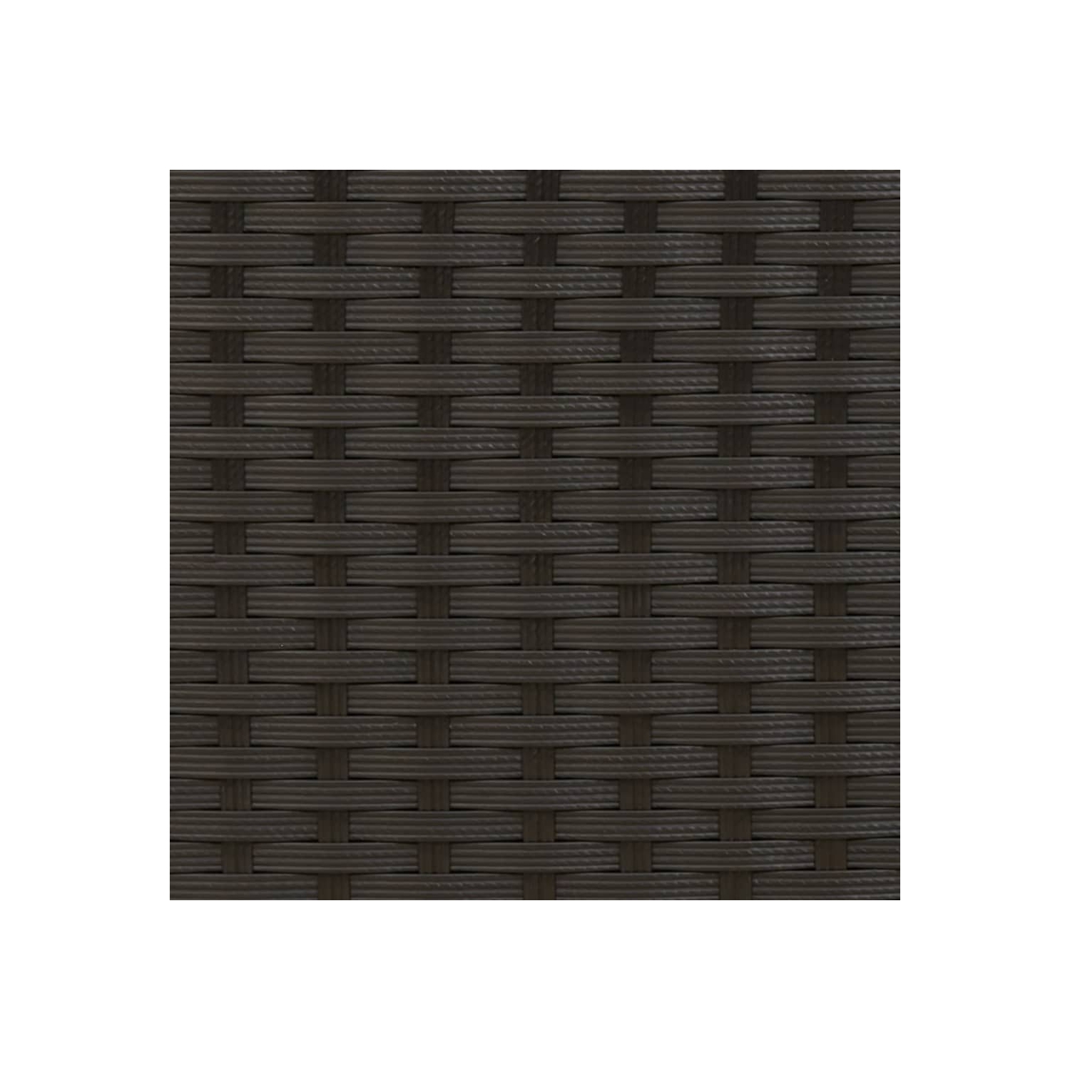 Chaise longue double soleil avec auvent et coussins en poly rotin noir de vidaXL