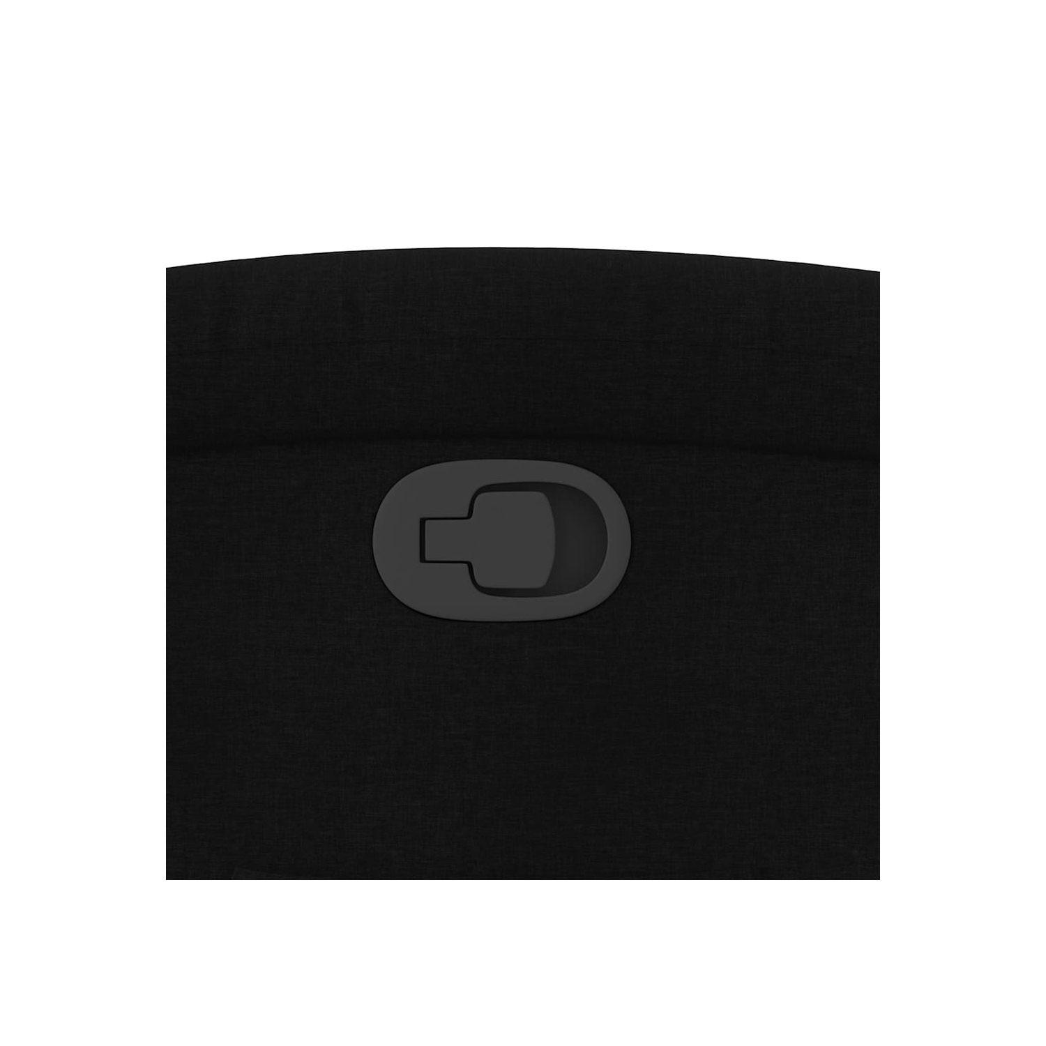 vidaXL Manual Recliner Chair, Adjustable Backrest/ Footrest, Black Fabric Reclining Sofa