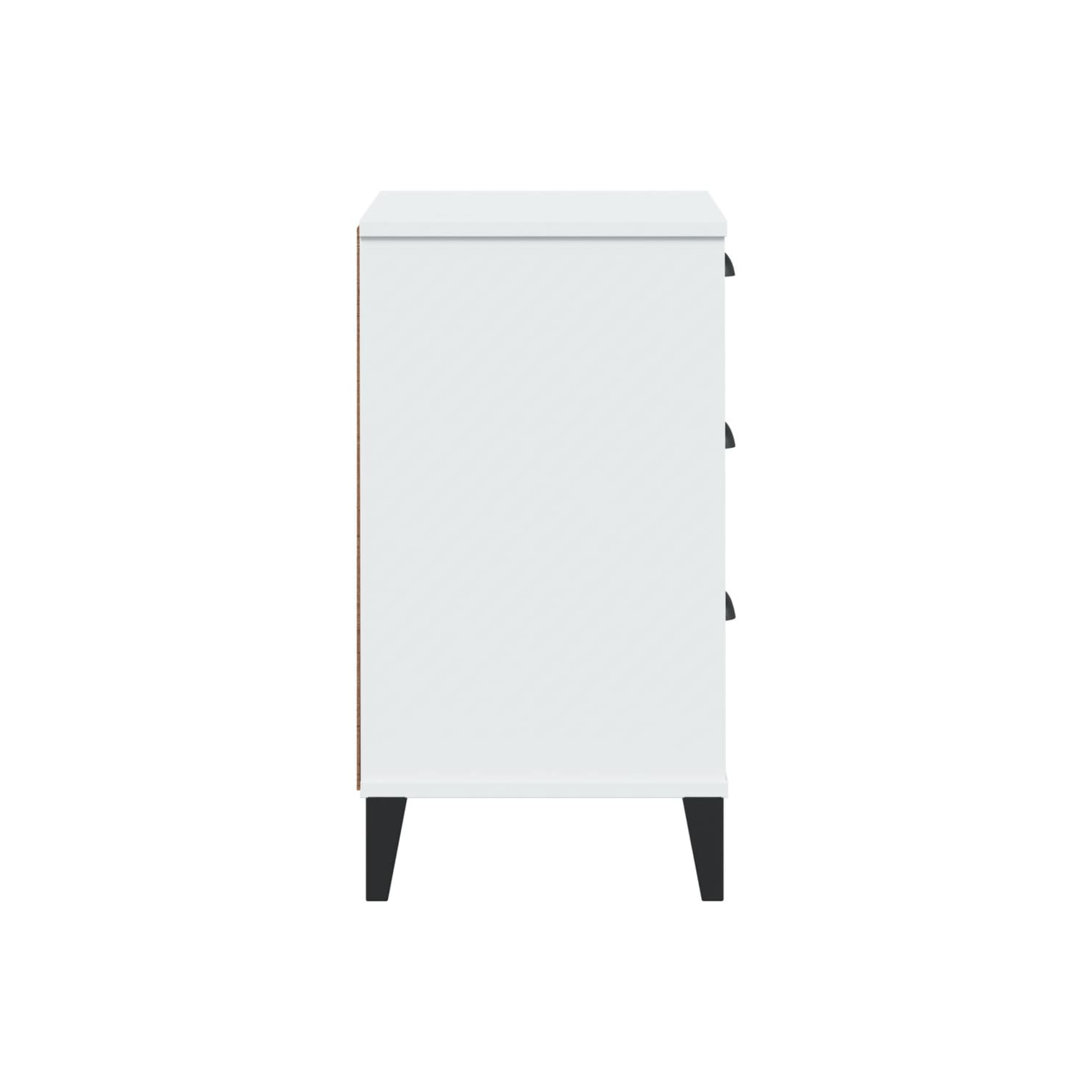 Armoire de chevet VIKEN en bois d'ingénierie blanc