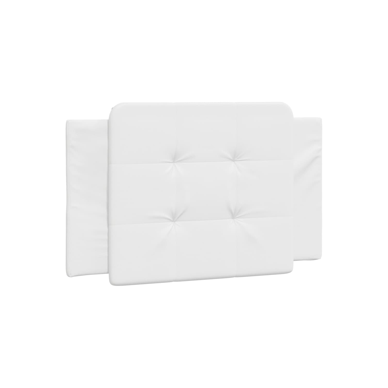 Cadre de lit vidaXL avec LED sans matelas «&nbsp;Zadar&nbsp;», blanc, 100 tablettes 190&nbsp;cm