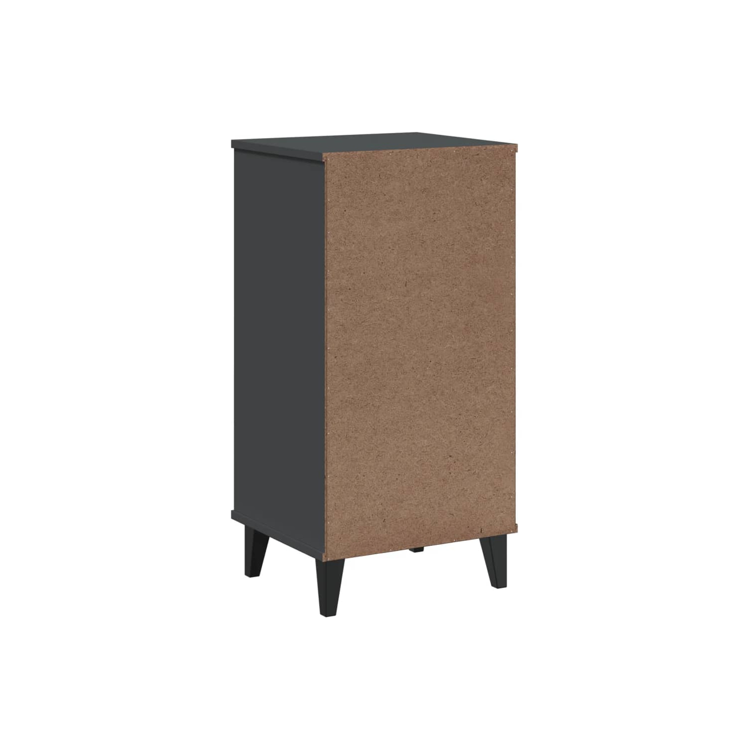 Armoire de chevet VIKEN en bois d'ingénierie gris anthracite