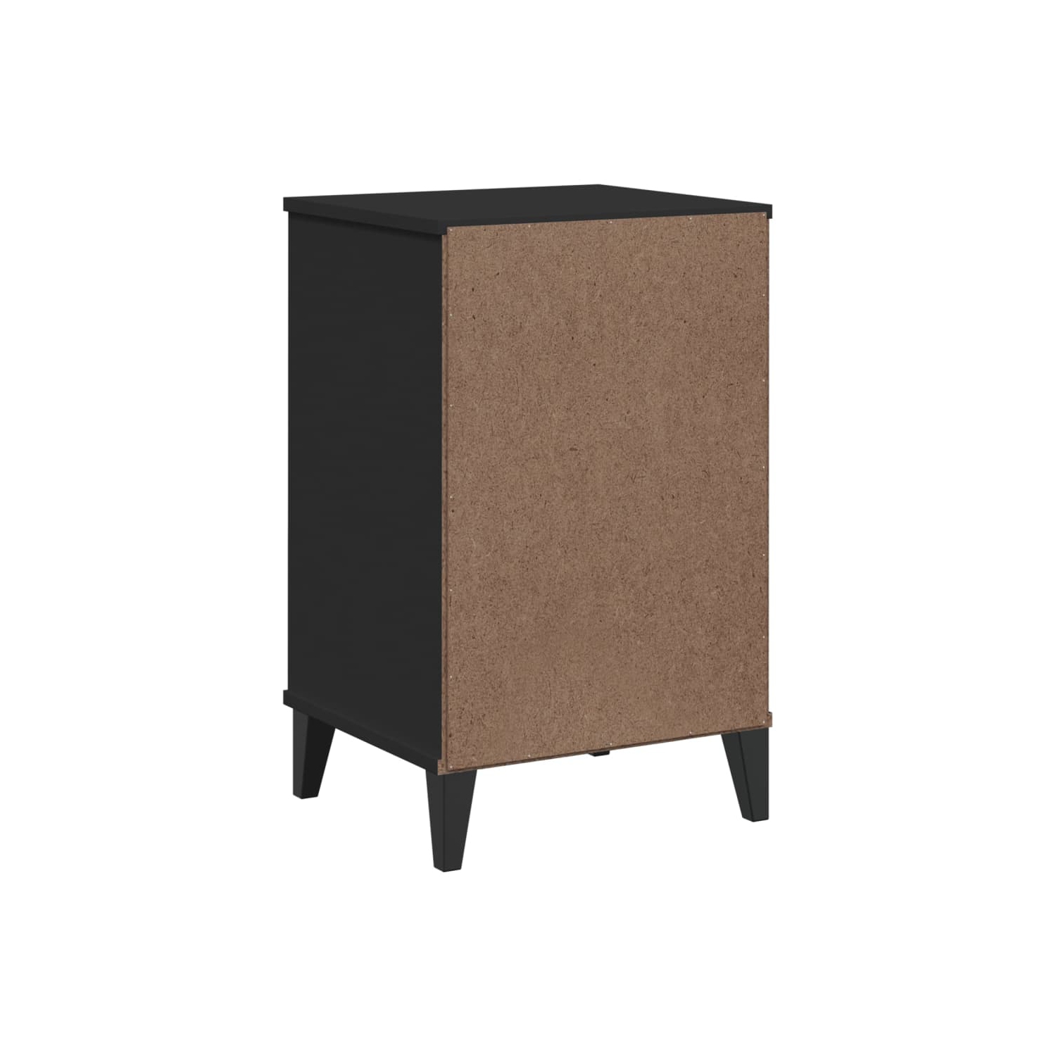 Armoire de chevet VIKEN en bois d'ingénierie noir