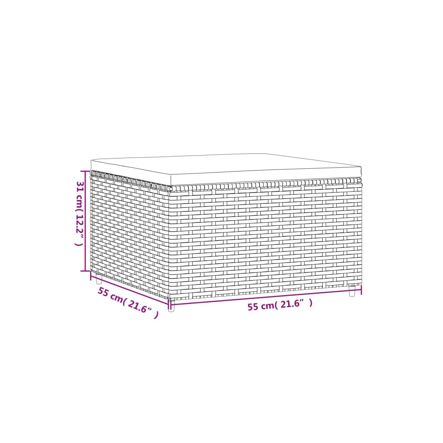 Ensemble de salon de jardin de 5 pièces avec coussins en poly rotin noir de vidaXL