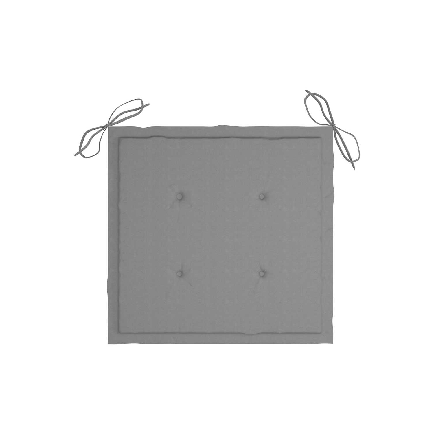 vidaXL 3 Piece Folding Outdoor Dining Set with Cushion Solid Teak Wood