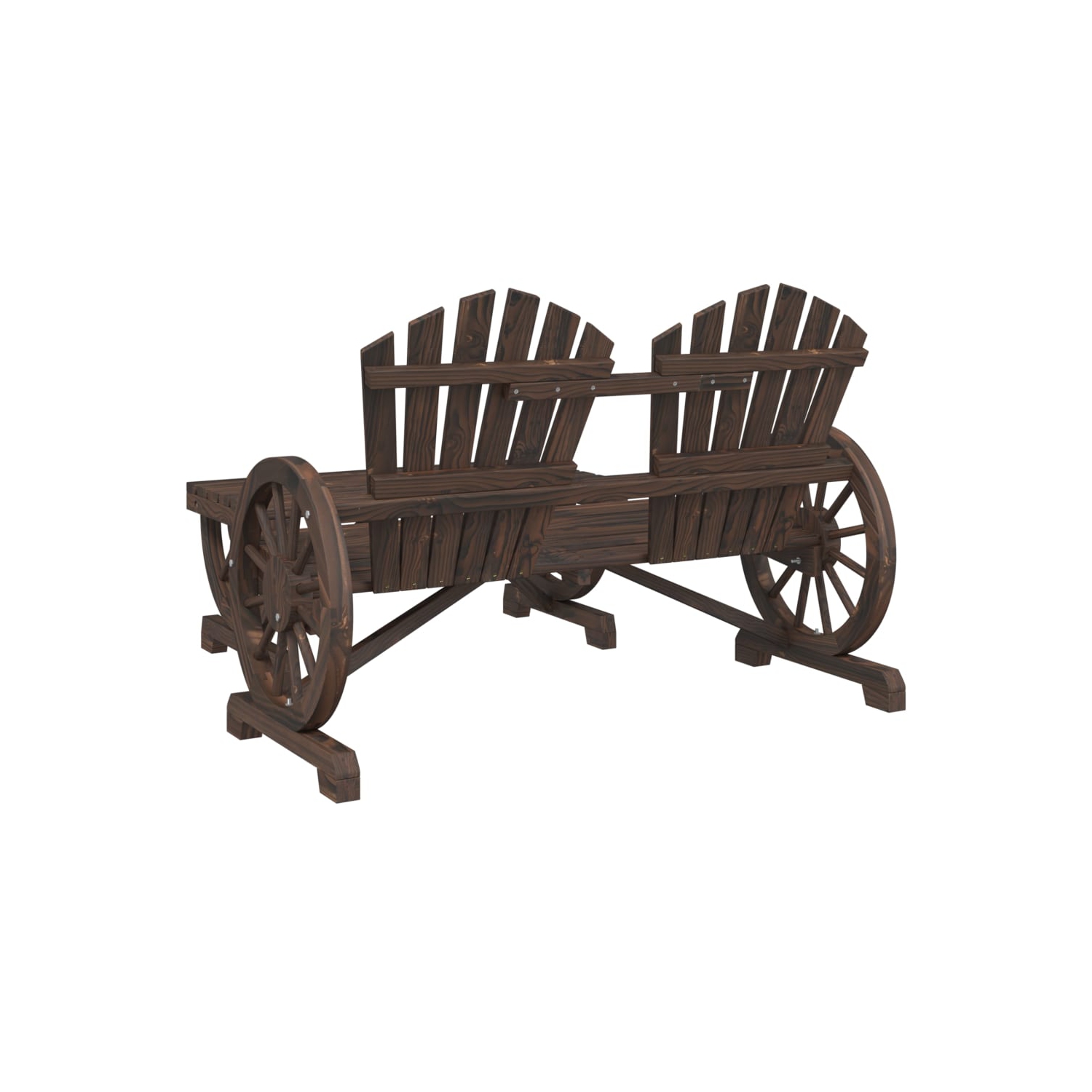 vidaXL 4 Piece Garden Lounge Set Solid Wood Fir