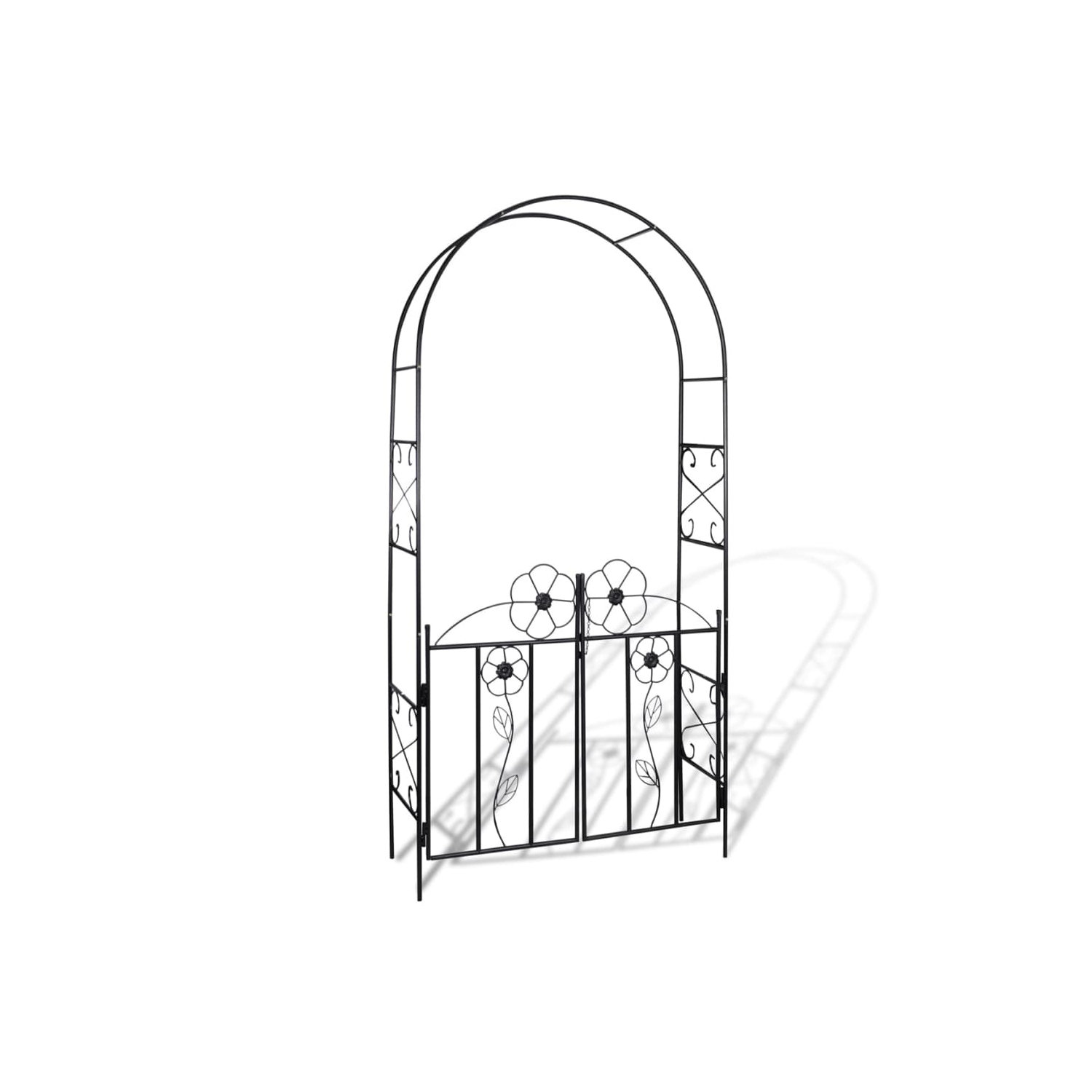 Porte en arche de jardin vidaXL