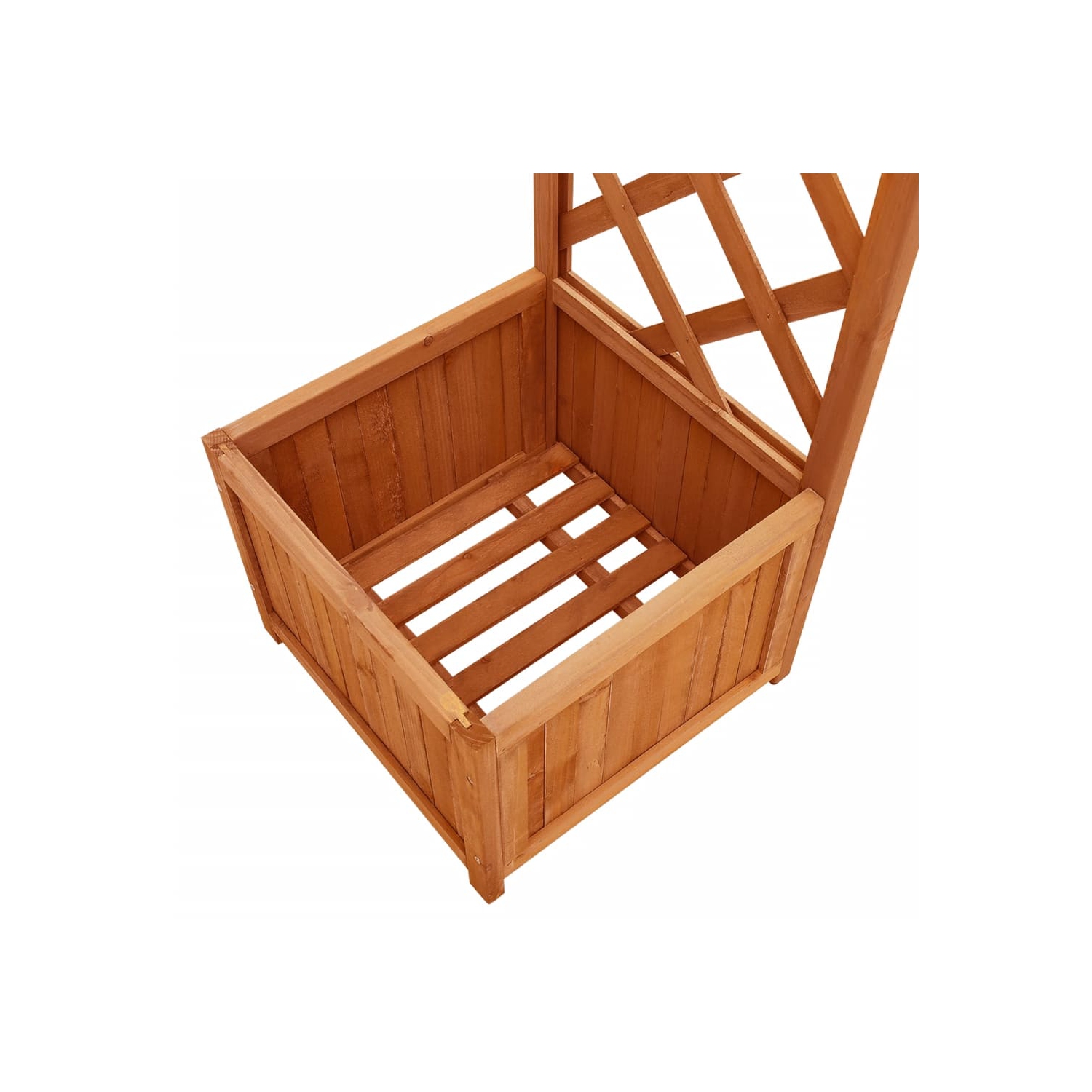 Pergola avec jardinière en bois massif de VidaXL