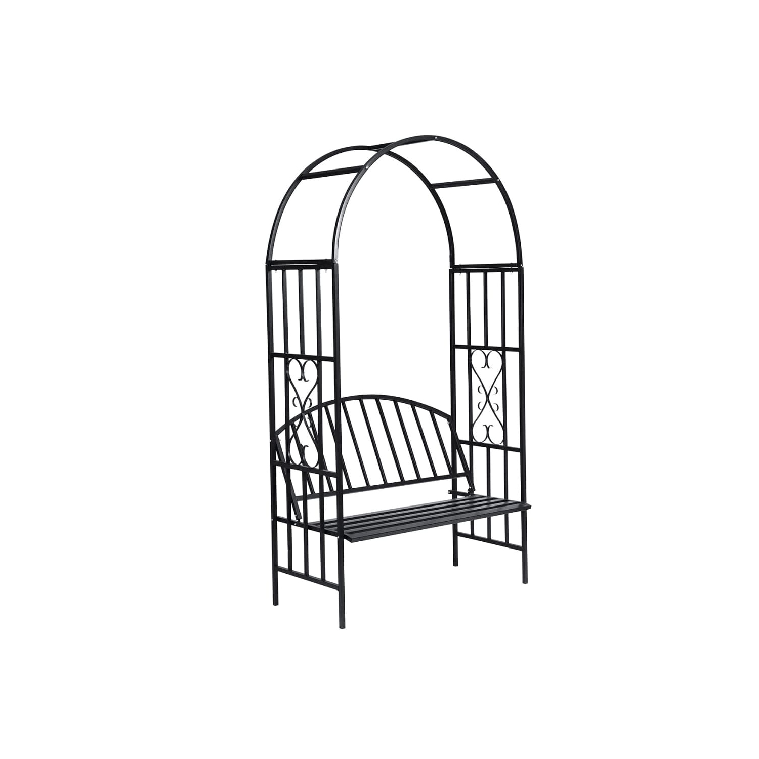 vidaXL Garden Rose Arch with Bench