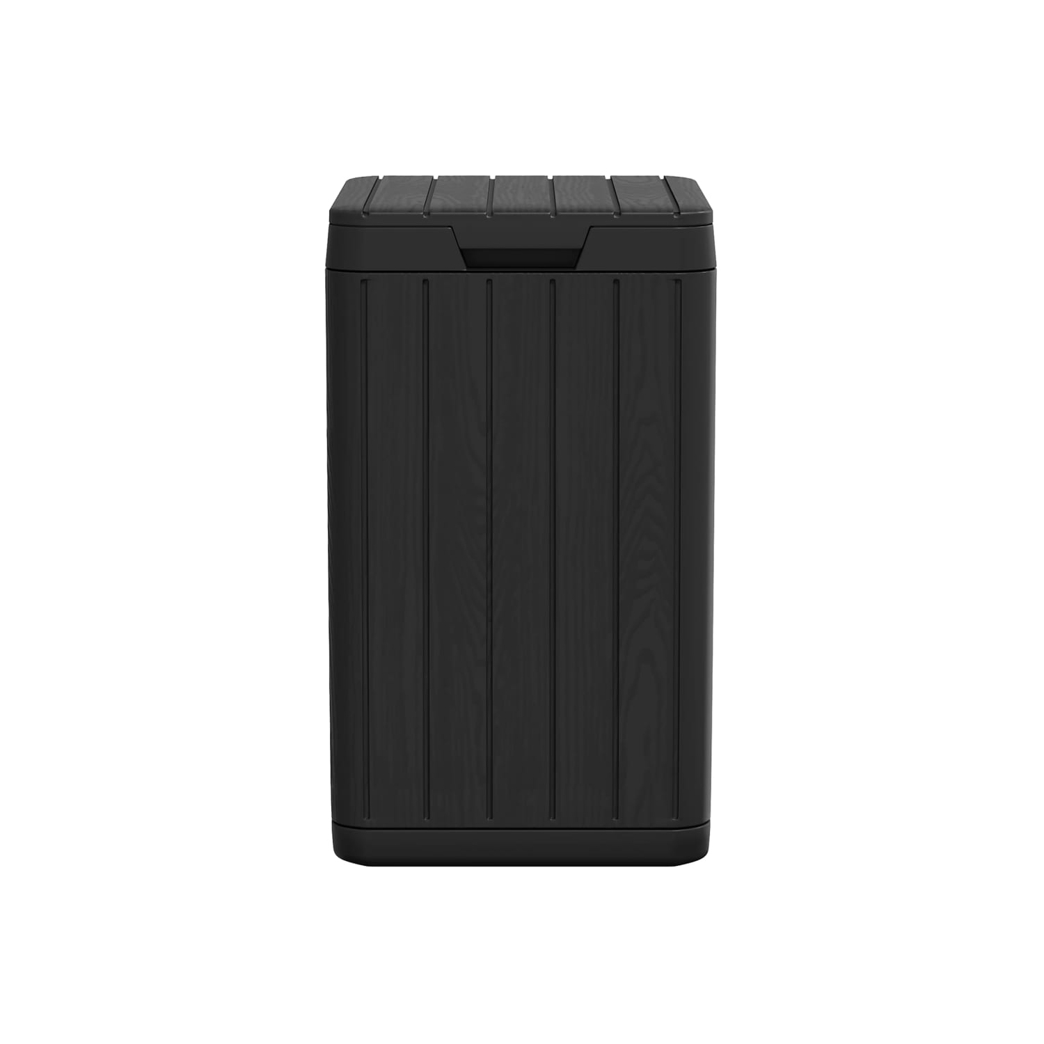 vidaXL Outdoor Garbage Bin Anthracite 38x38x65 cm PP