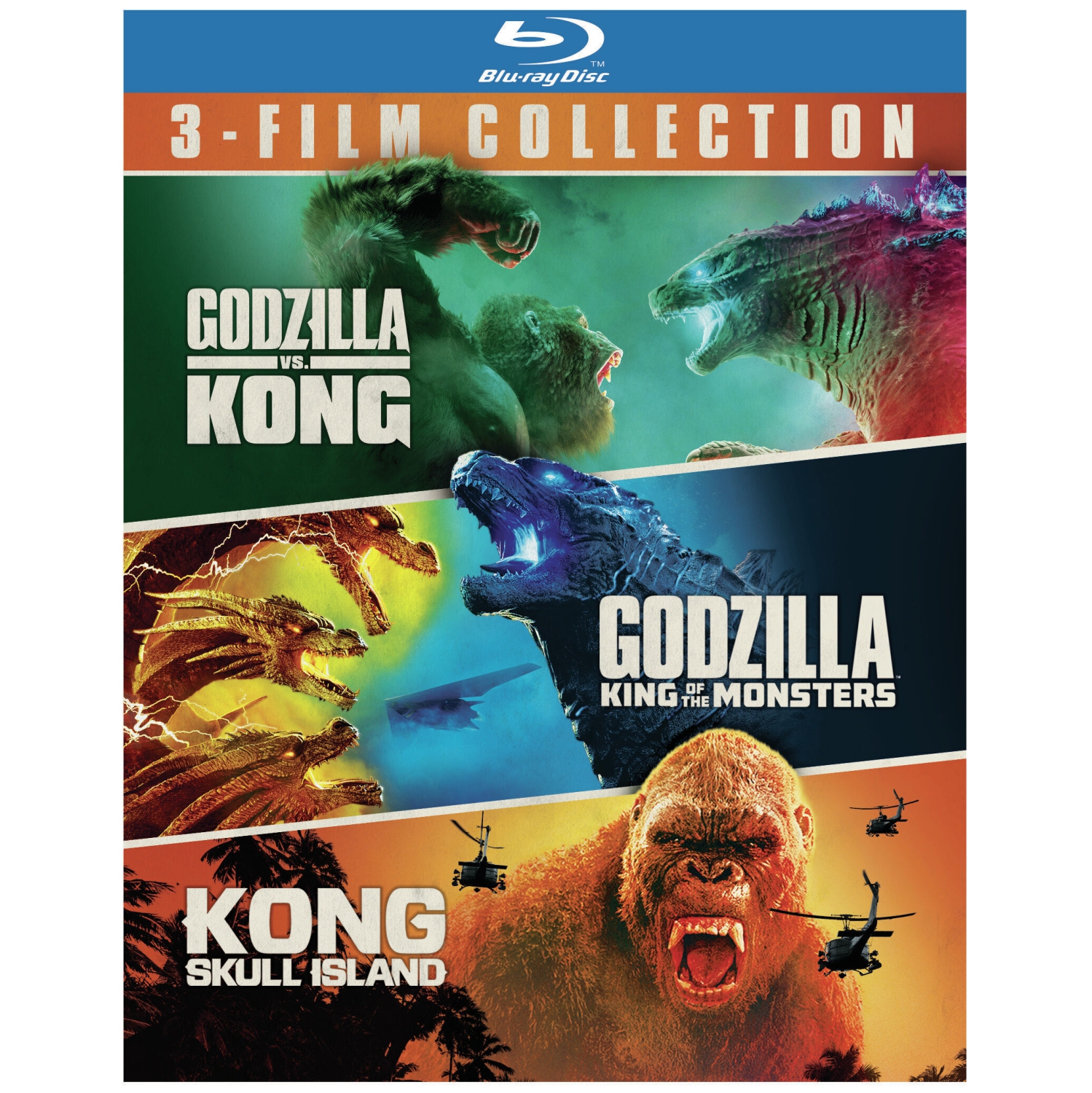 Godzilla/Godzilla: King of the Monsters/Kong: Skull Island [Blu-ray]