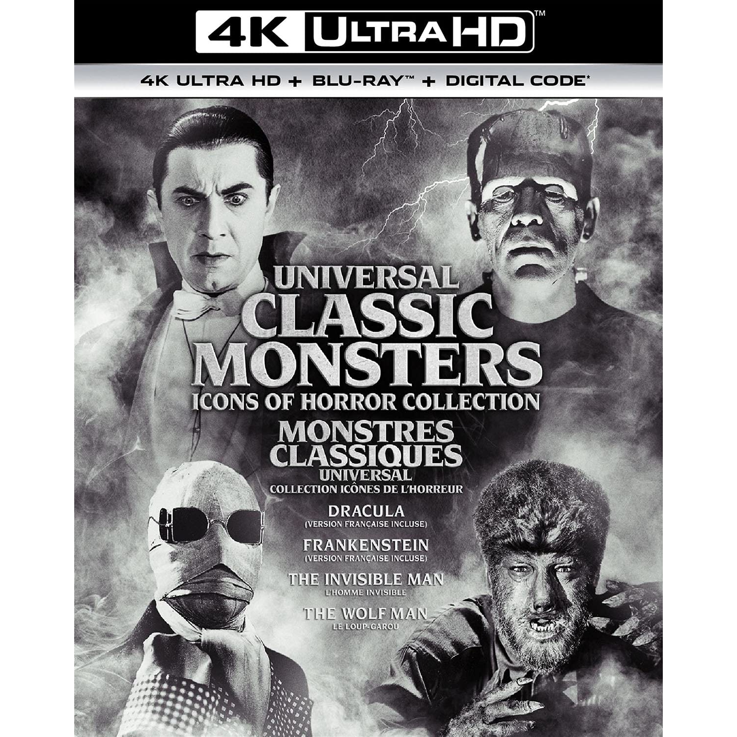 Universal Classic Monsters Icons of Horror Collection 4K