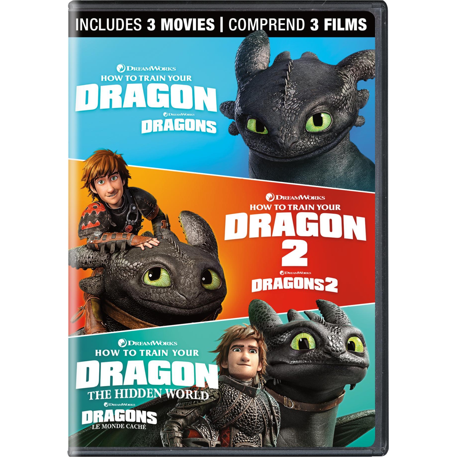 How To Train Your Dragon: 3-Movie Collection [DVD]