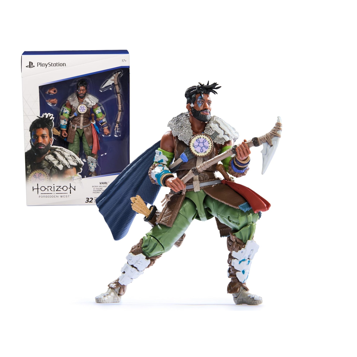 PRE ORDER NOW PlayStation, Horizon Forbidden West, 6” Varl Action Figure with 3 Accessories, The Shapes Collection, for PS5 Fans & Collectors RELEASED SEP.1ST