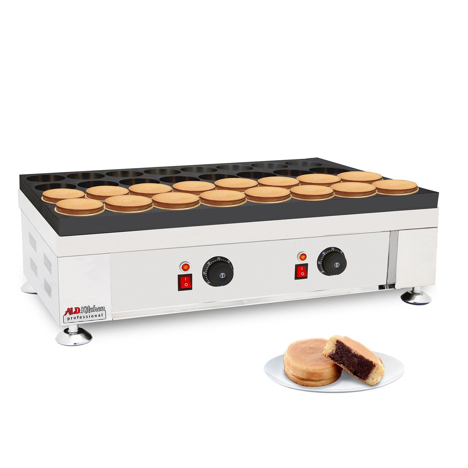 AP-109 Obanyaki Maker | Commercial | 32 Pcs | Dual Thermostat | 110V