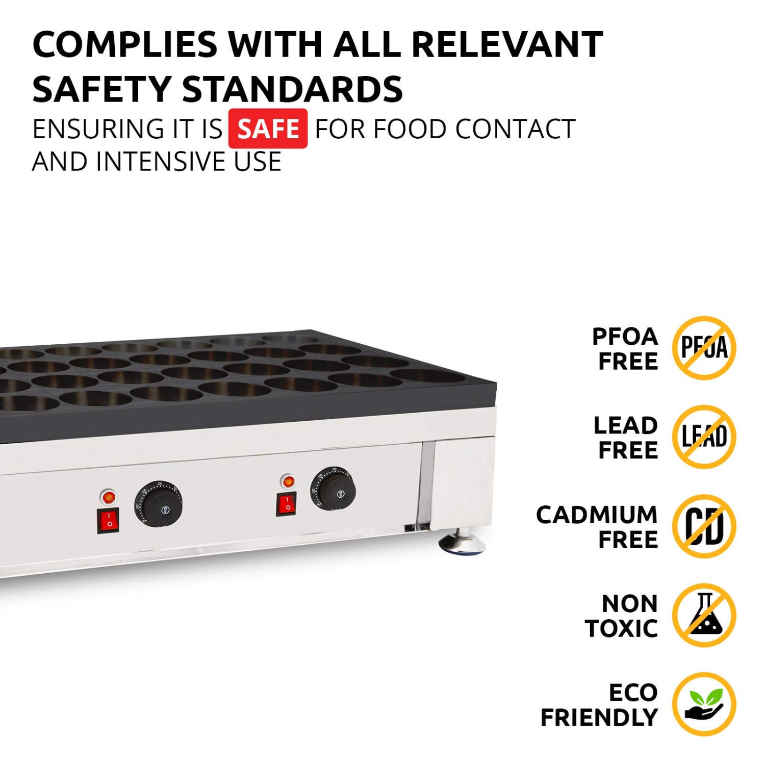 AP-109 Obanyaki Maker | Commercial | 32 Pcs | Dual Thermostat | 110V