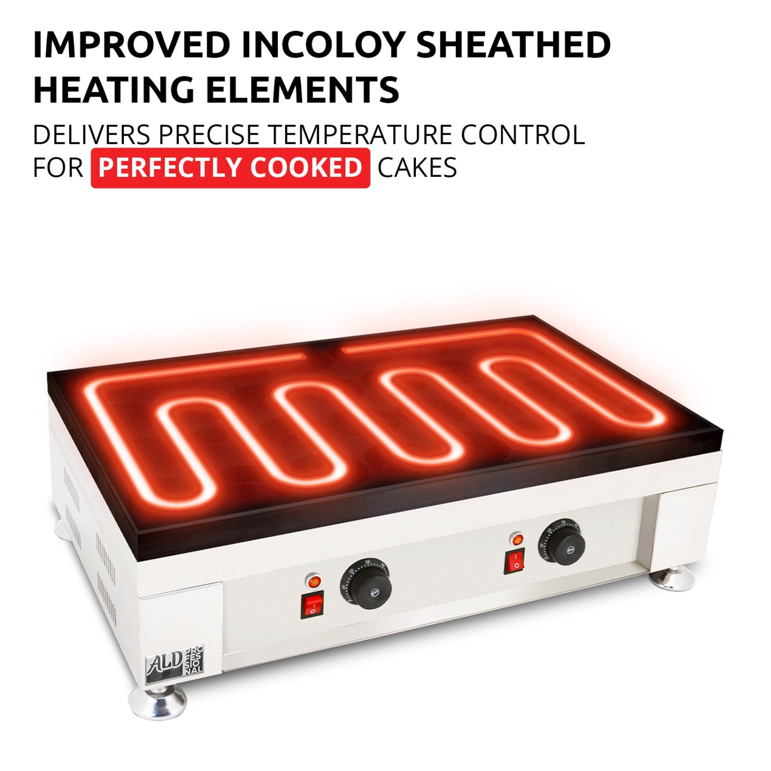 AP-109 Obanyaki Maker | Commercial | 32 Pcs | Dual Thermostat | 110V