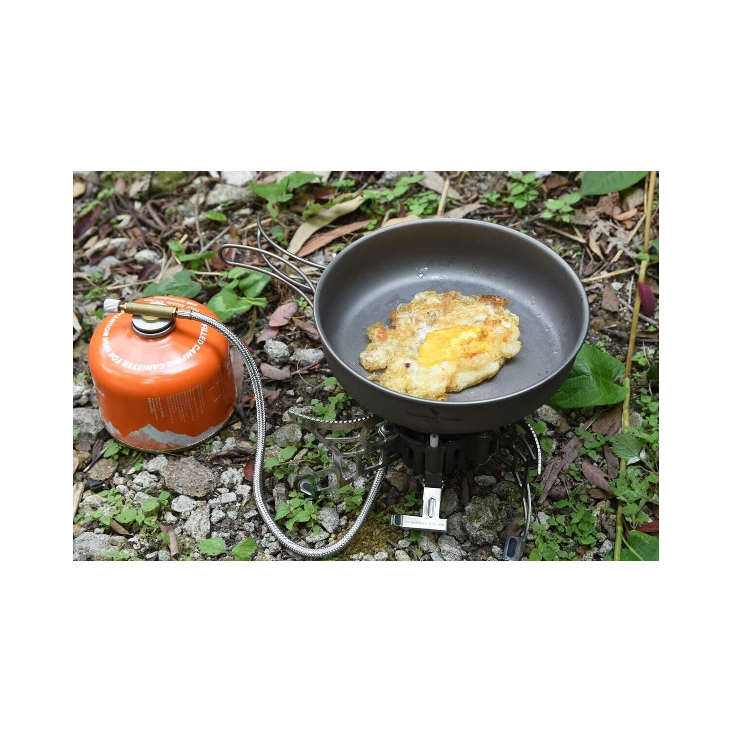 Poêle à frire ultralégère avec poignée pliante en titane voyage de Boundless 7 po Cook