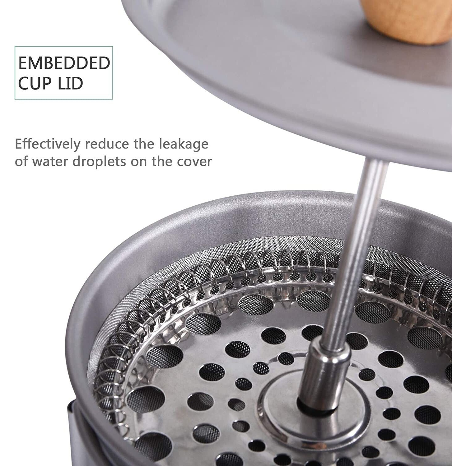 Boundless Voyage Titanium Camping French Press Coffee Mug | Outdoor Camp 750ml