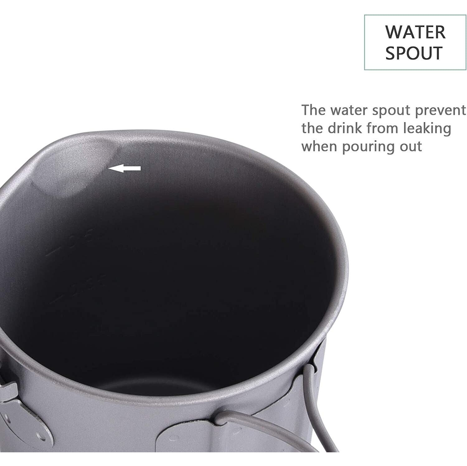 Boundless Voyage Titanium Camping French Press Coffee Mug | Outdoor Camp 750ml