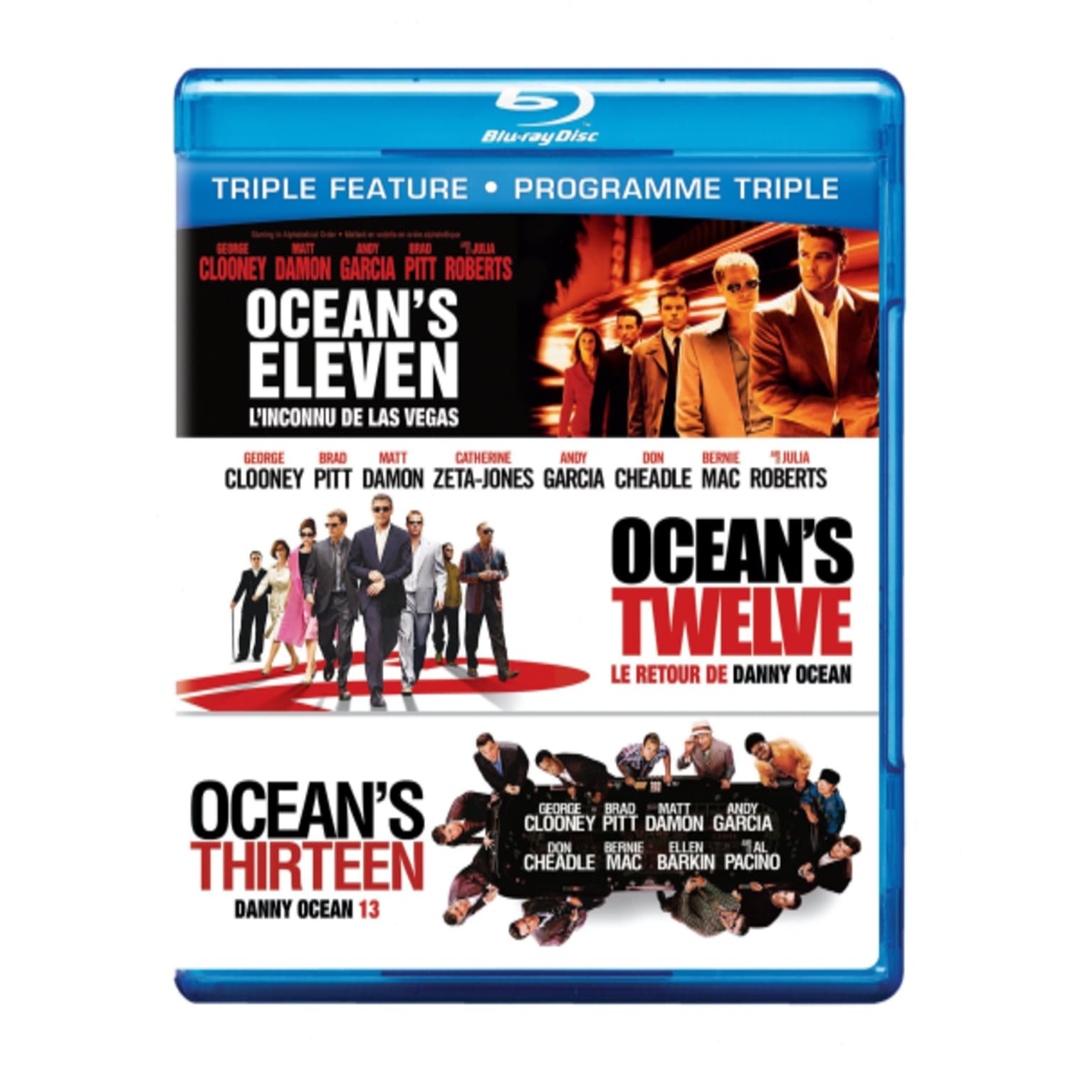 Ocean's Eleven / Ocean's Twelve / Ocean's Thirteen [Blu-Ray]