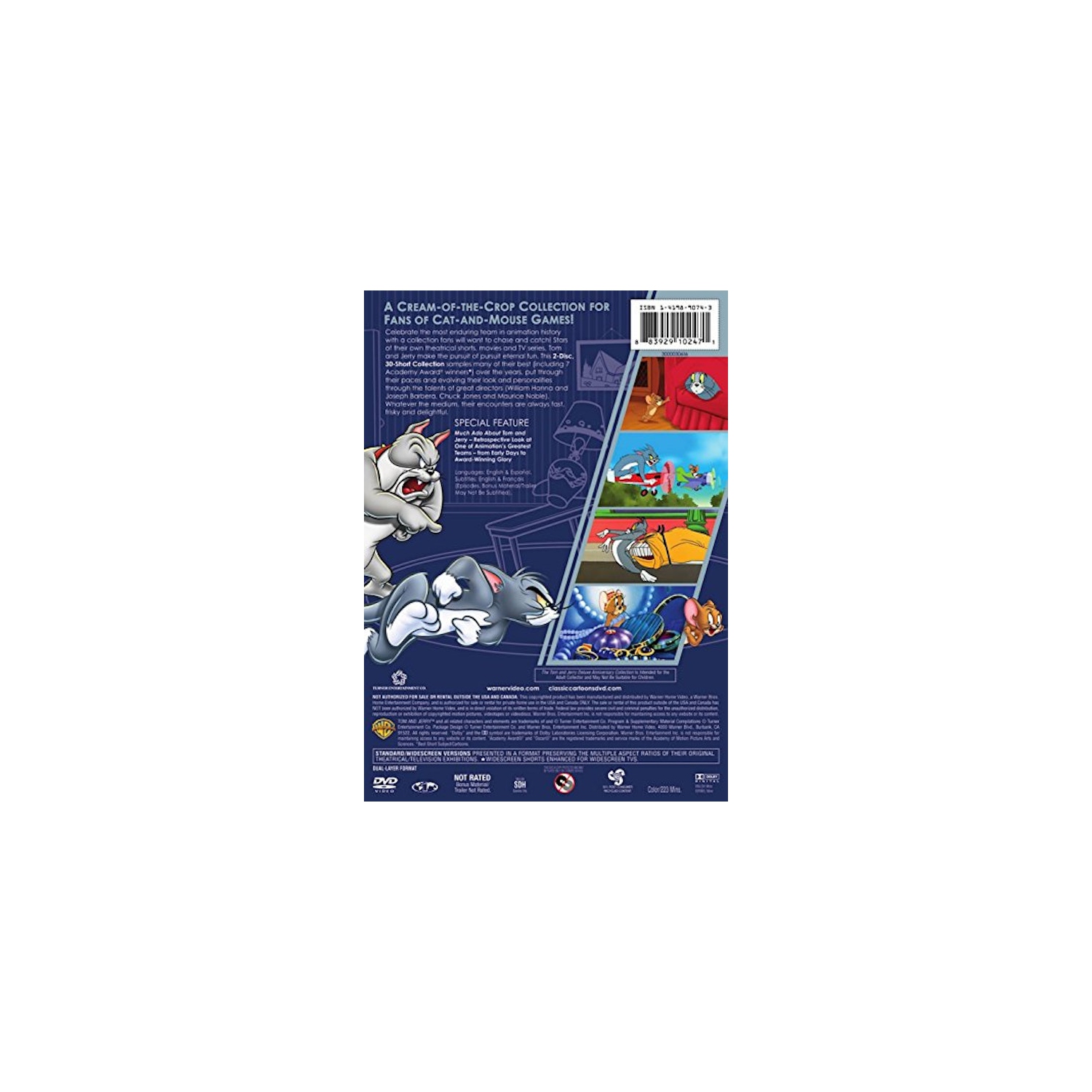 Tom and Jerry: Deluxe Anniversary Collection - 30 Classic... [DVD]