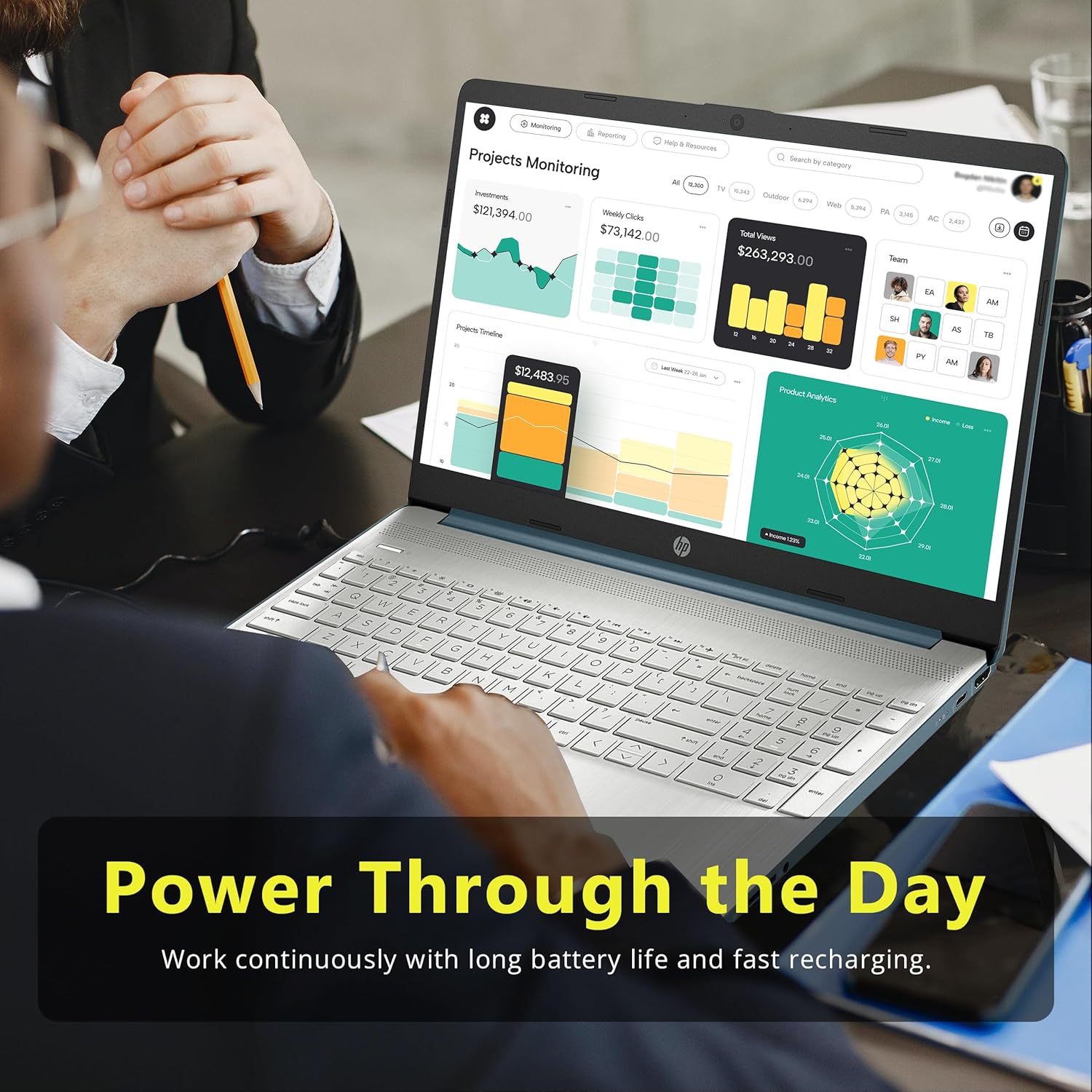 HP 15.6" Anti-Glare FHD Business Laptop, Intel i5-1235U, 2.28TB Storage(2TB SSD+288GB Docking Station Set), 32GB RAM, Intel Iris Xe Graphics, Win 11