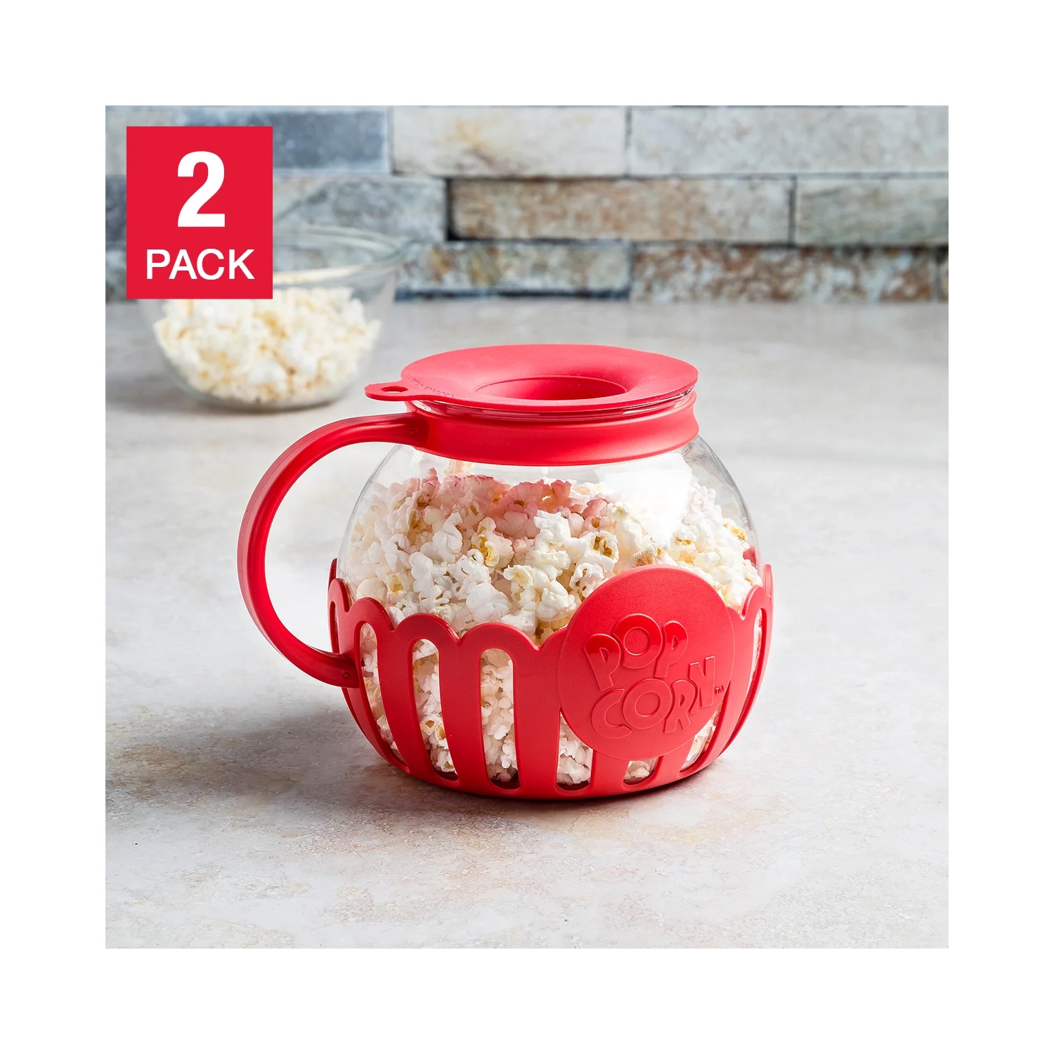 Micro-Pop Microwave Popcorn Maker, 2.8 L (3 qt.), 2-pack