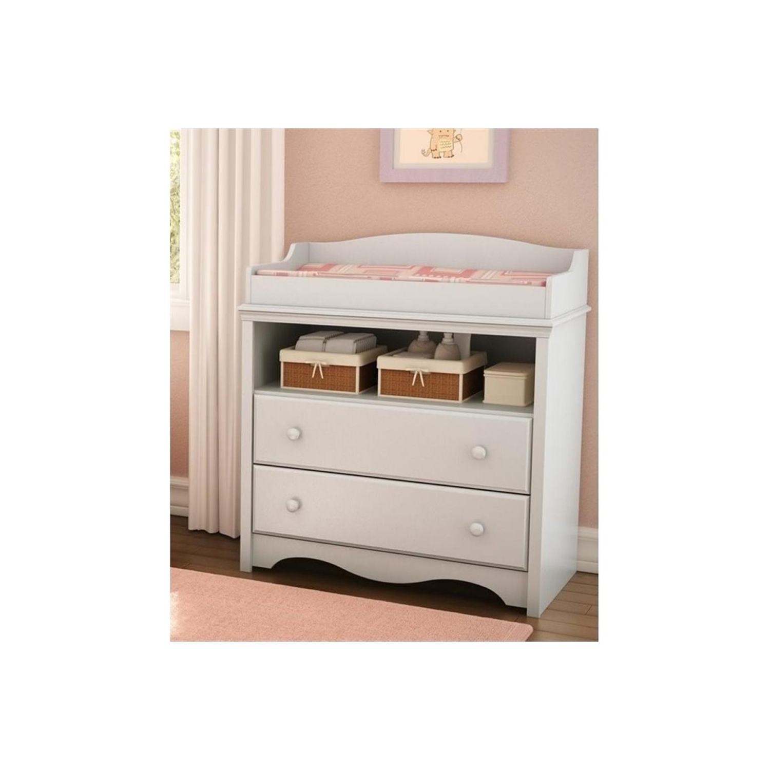 South Shore Andover Changing Table in Pure White