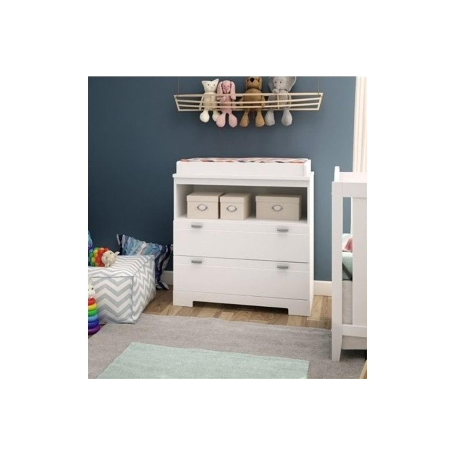 South Shore Reevo Changing Table in Pure White
