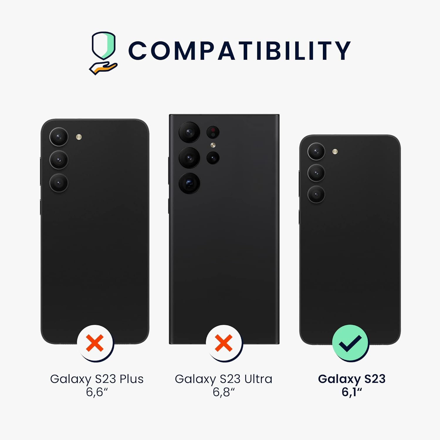 Étui compatible avec l'étui pour Galaxy S23 de Samsung - Étui mince souple en silicone TPUR - Rose néon