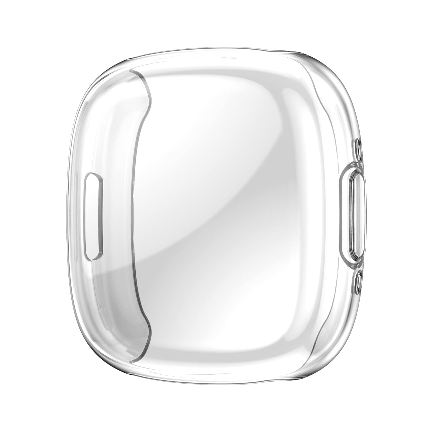 Compatible avec les étuis pour Sense 2/Versa 4 de Fitbit avec protecteur d'écran, lot de 3 étuis souples en TPUR à couverture complète