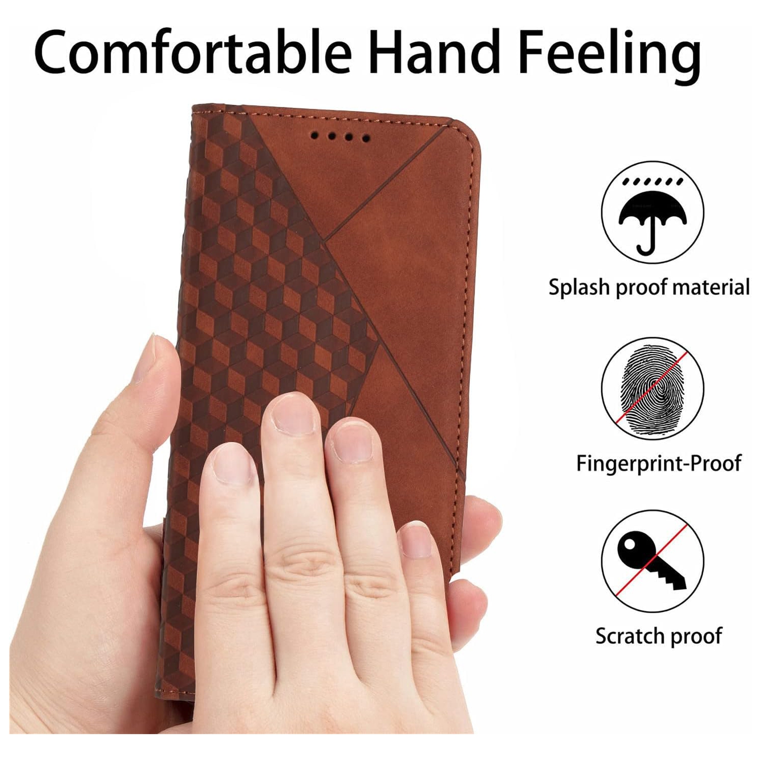 Étui pour Pixel 7a, étui portefeuille pour Pixel 7a de Google, étui pour Google 7a, rabat folio en cuir de polyuréthane de qualité supérieure