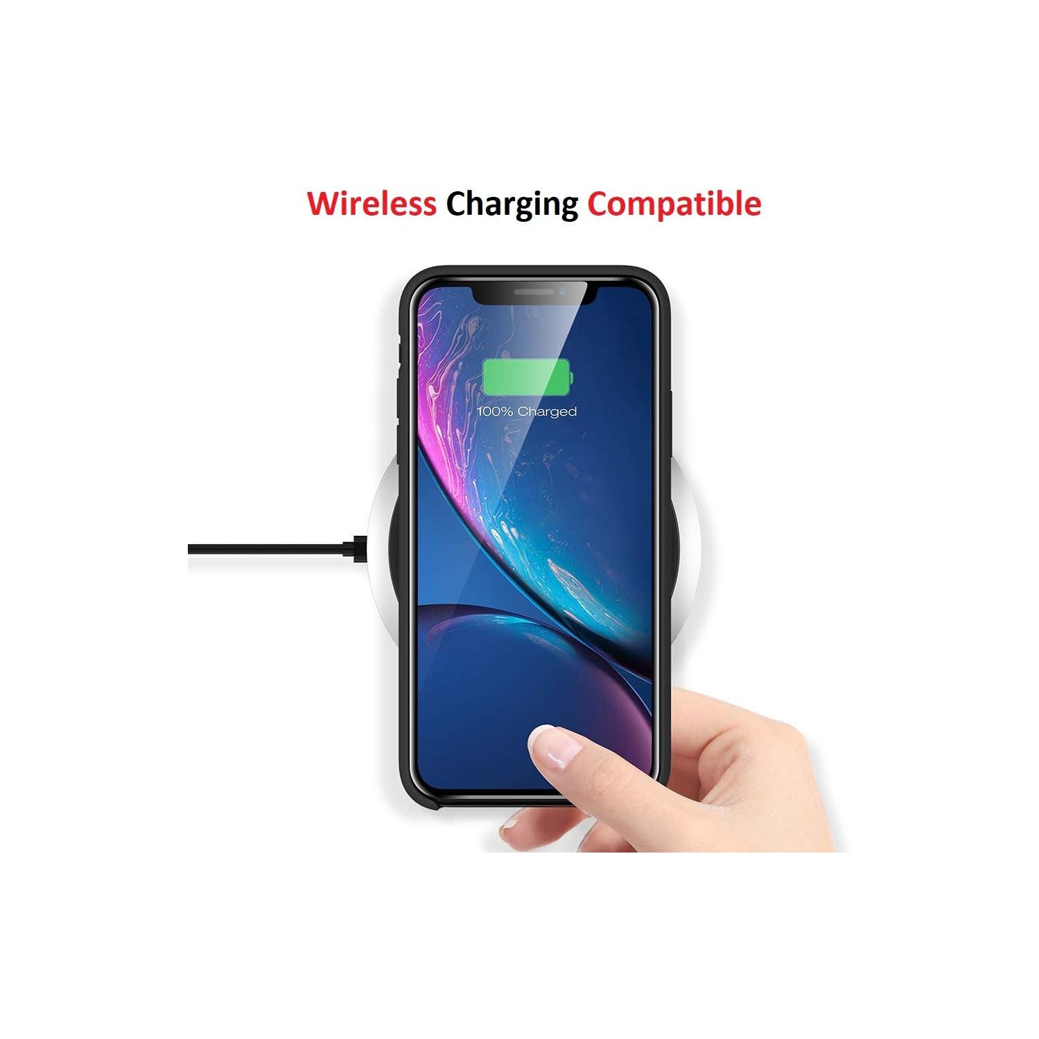 [Liquid Silicone] Case for iPhone 12 Pro Max, Soft Gel [Microfiber Cloth Lining] Shockproof Slim Fit Cover