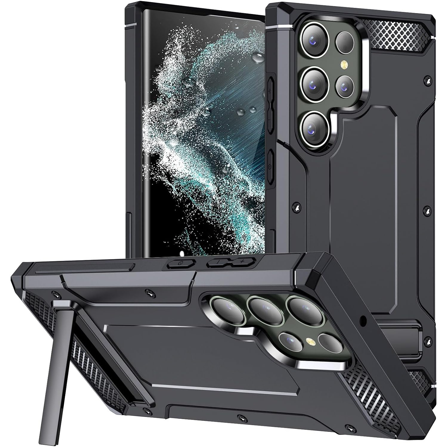 Designed for Samsung Galaxy S22 Ultra Case, Military-Grade Drop Protection, Heavy Duty Protective Phone Case