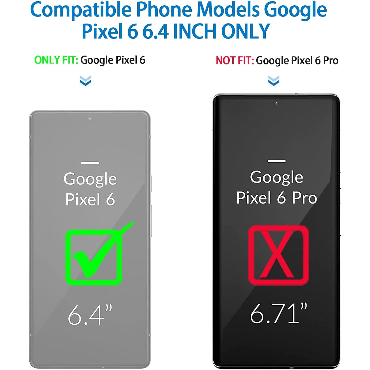 Case for Google Pixel 6, Pixel 6 Phone Case Heavy Duty Shockproof Dustproof Rugged Defender Protective, 3 in 1