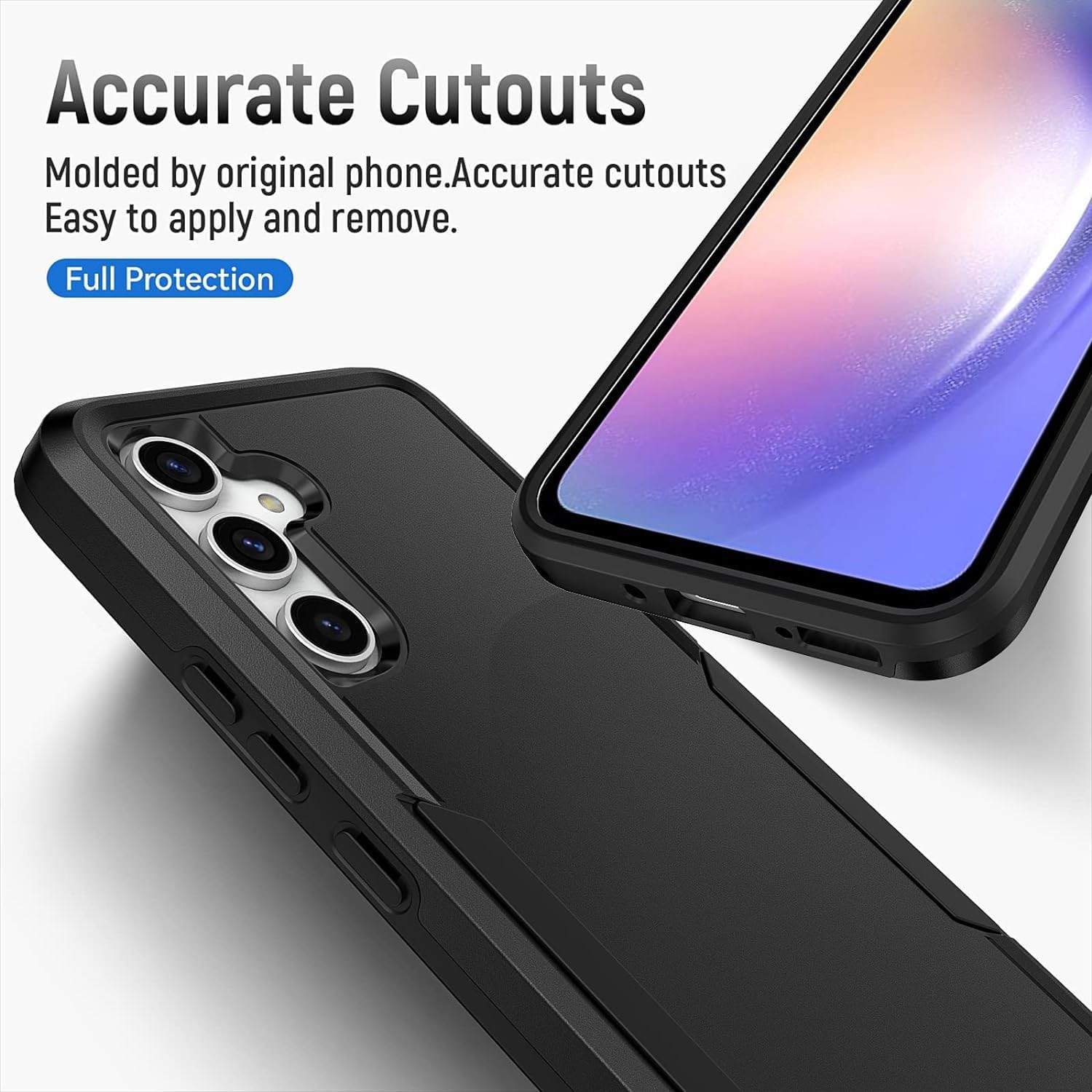 [Defender] Case for Samsung Galaxy A54 5G, Durable Hard [Shockproof] Heavy Duty Bumper Cover