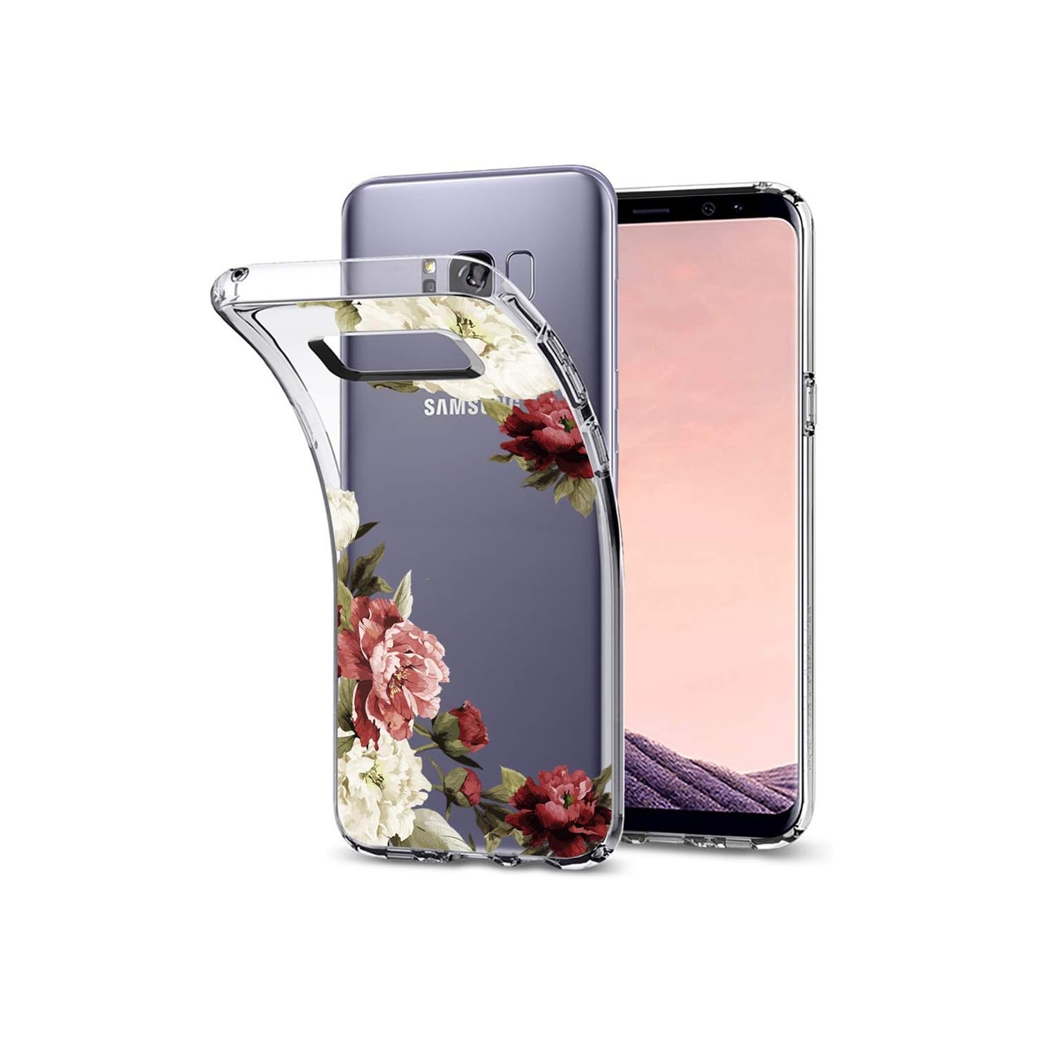 Étui pour Galaxy S8 plus, Galaxy S8+ plus, étui pour Samsung S8 plus, étui mince antichoc transparent