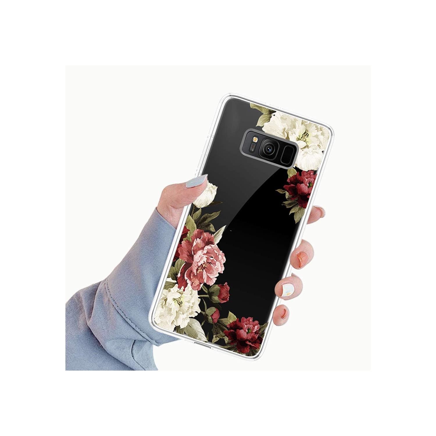 Étui pour Galaxy S8 plus, Galaxy S8+ plus, étui pour Samsung S8 plus, étui mince antichoc transparent